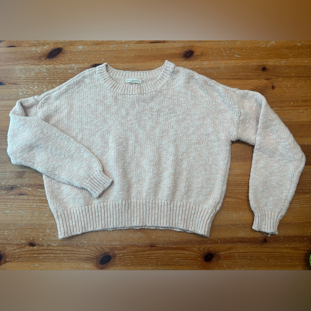 L.A Hearts pink knit sweater
